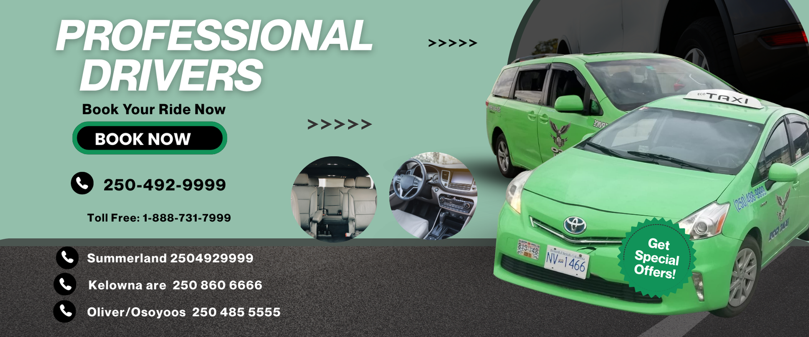 Gray Modern Electric Car Promotion Facebook Cover (1920 x 800 px)